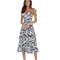White and black print