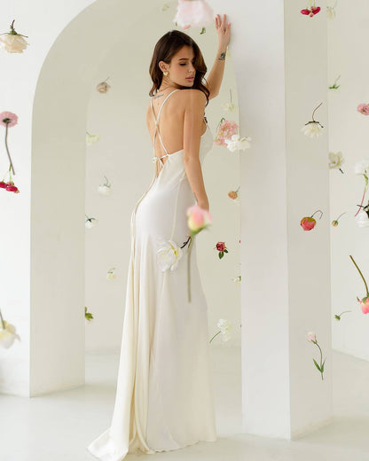 Elegant Satin Dress-Slip for Women in Multiple Colors