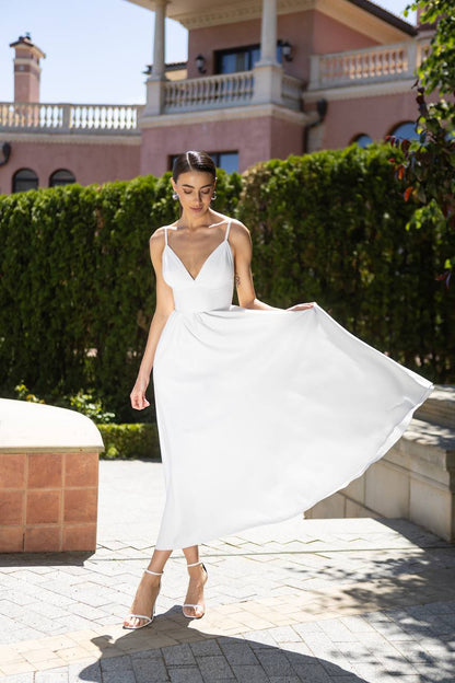 Sany Elegant Midi Dress in Premium Las Vegas Knitwear