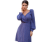 Blue with flowers