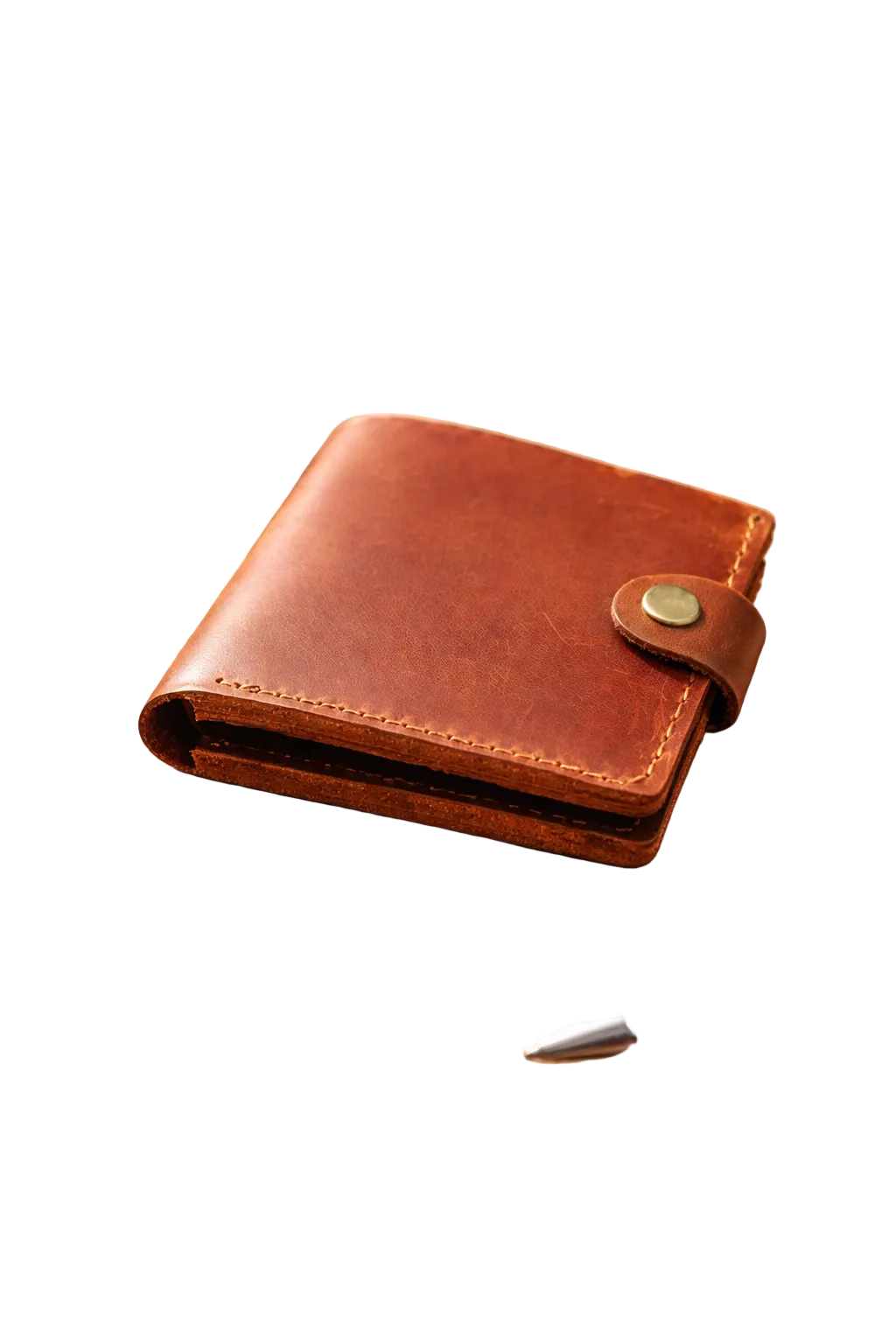 Handmade Crazy Horse Leather Wallet Gift for Him Mens Leather Wallet Coin Pocket Bifold