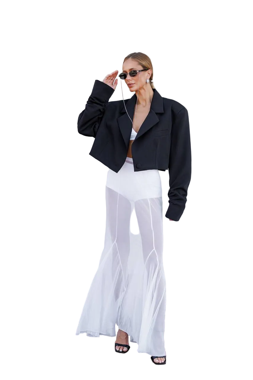 Sheer Mesh Skirt with Built In Shorts Women Skirt Shorts Set Euro Mesh Micro Diving