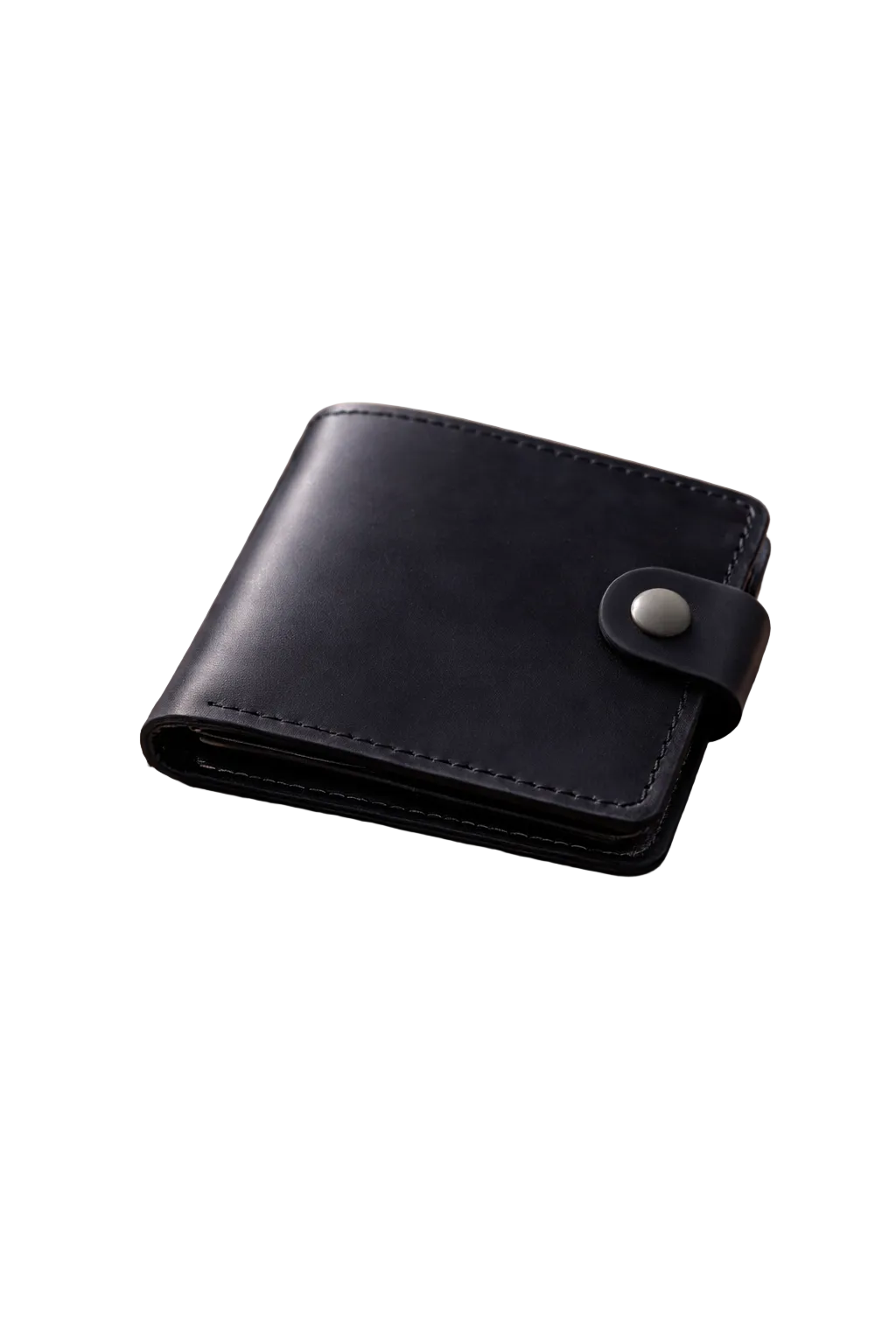 Handmade Crazy Horse Leather Mens Bifold Wallet with Coin Pocket Gift for Him
