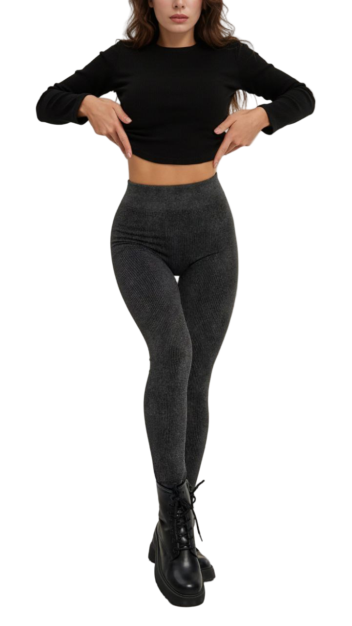 Marengo Fleece Lined Thermal Leggings High Waist Warm Leggings