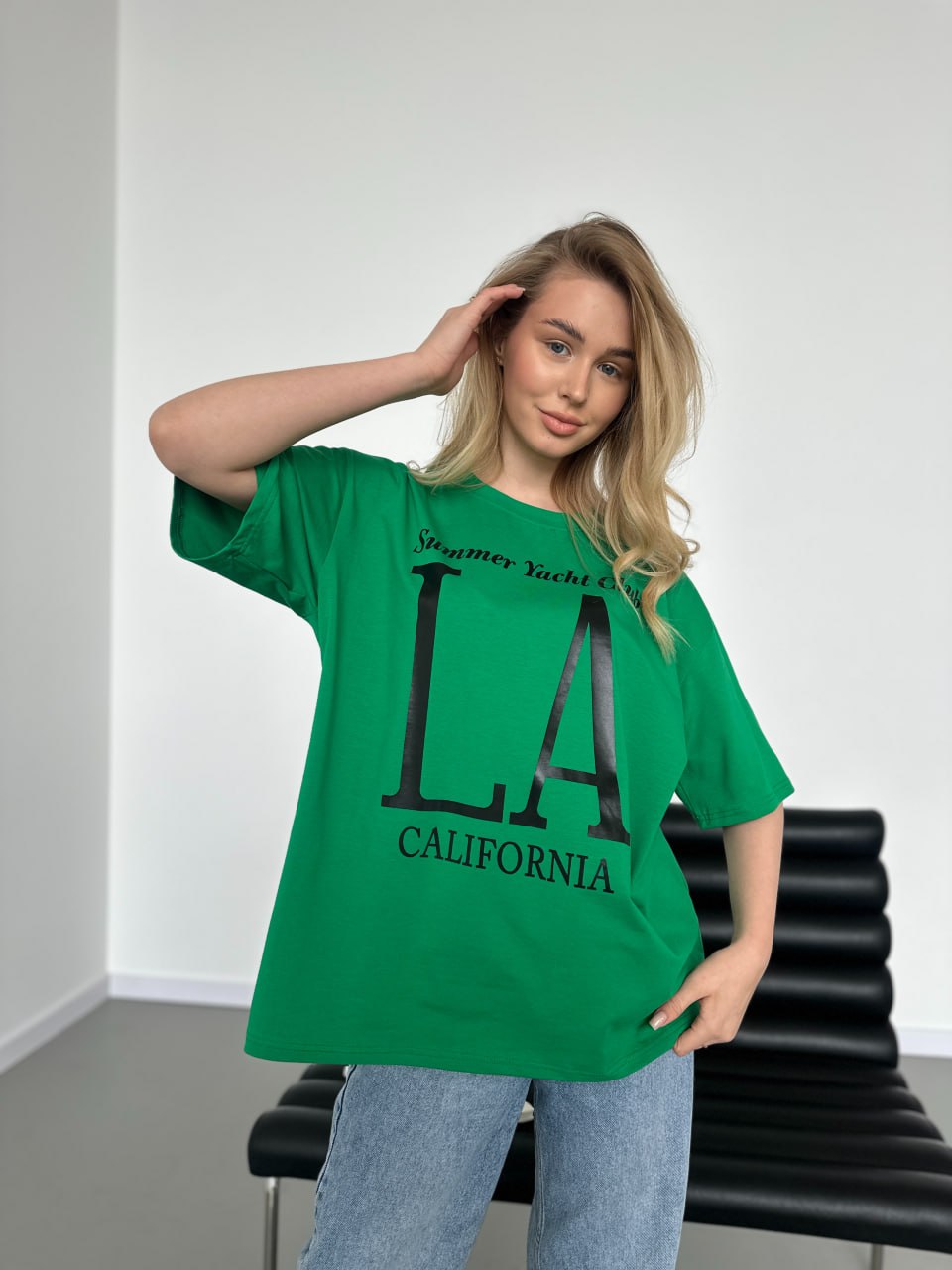 Green Summer Yacht Club LA California T-Shirt