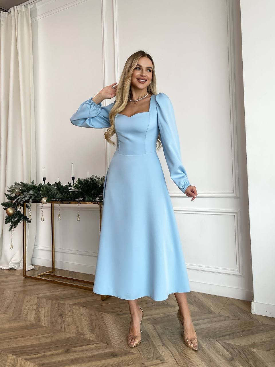 Elegant Midi Dress for Any Occasion - Perfect for Weddings, Parties, or Daily Wear