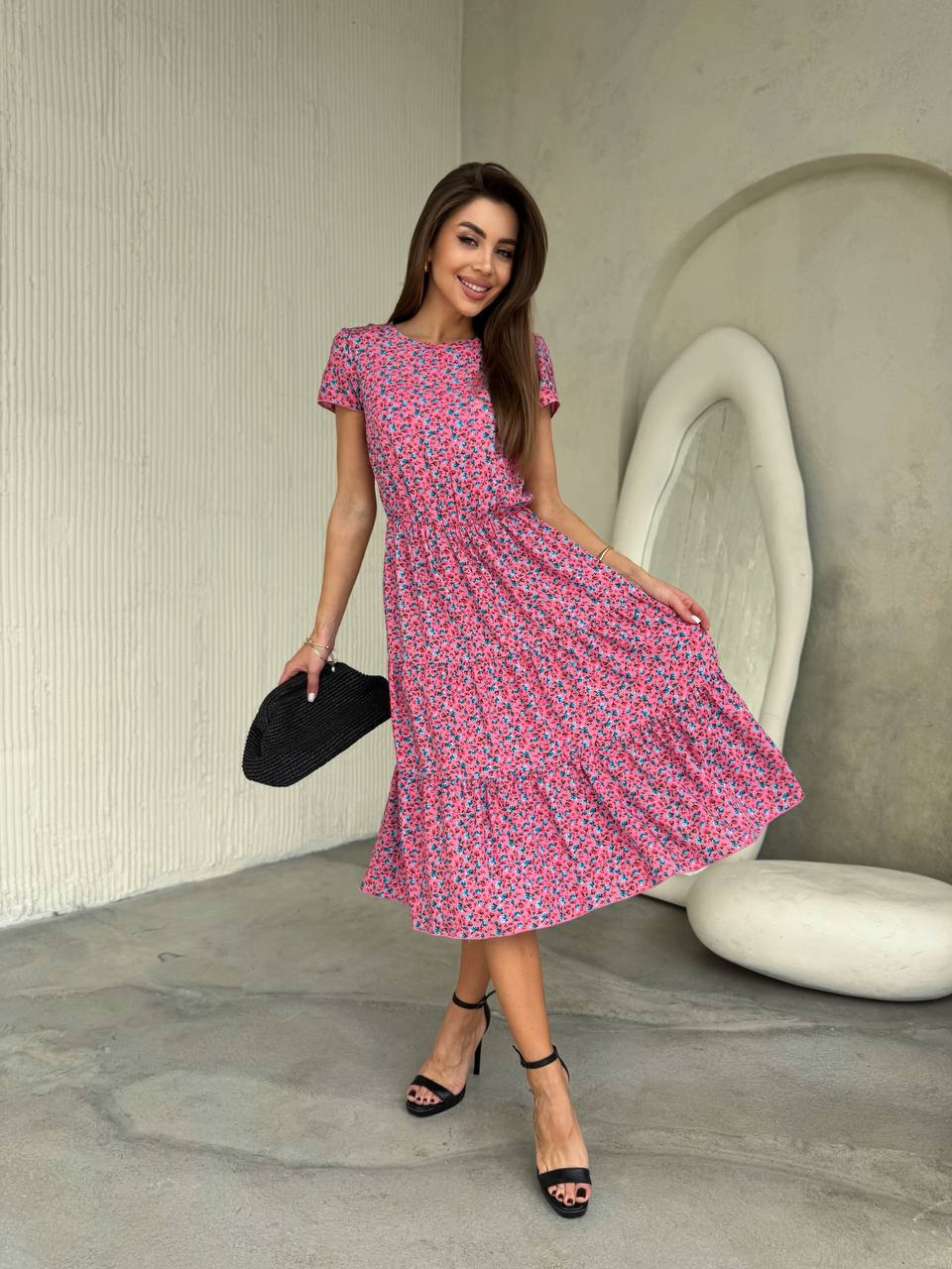 Lightweight Floral Summer Dress for Women