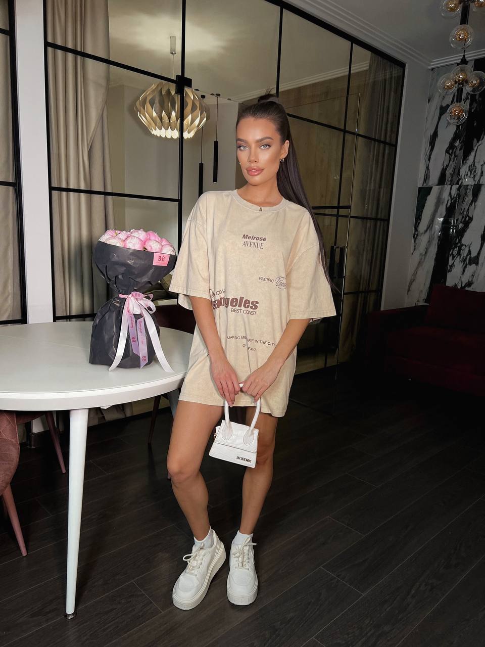 Oversized Casual T-shirt in Trendy Colors