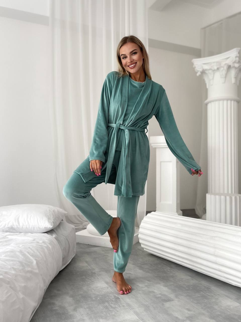 Soft Home 3 Piece Loungewear Set for Ultimate Comfort