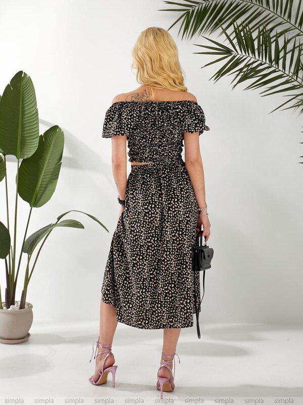 Elegant Lightweight Summer Two-Piece Suit for Women