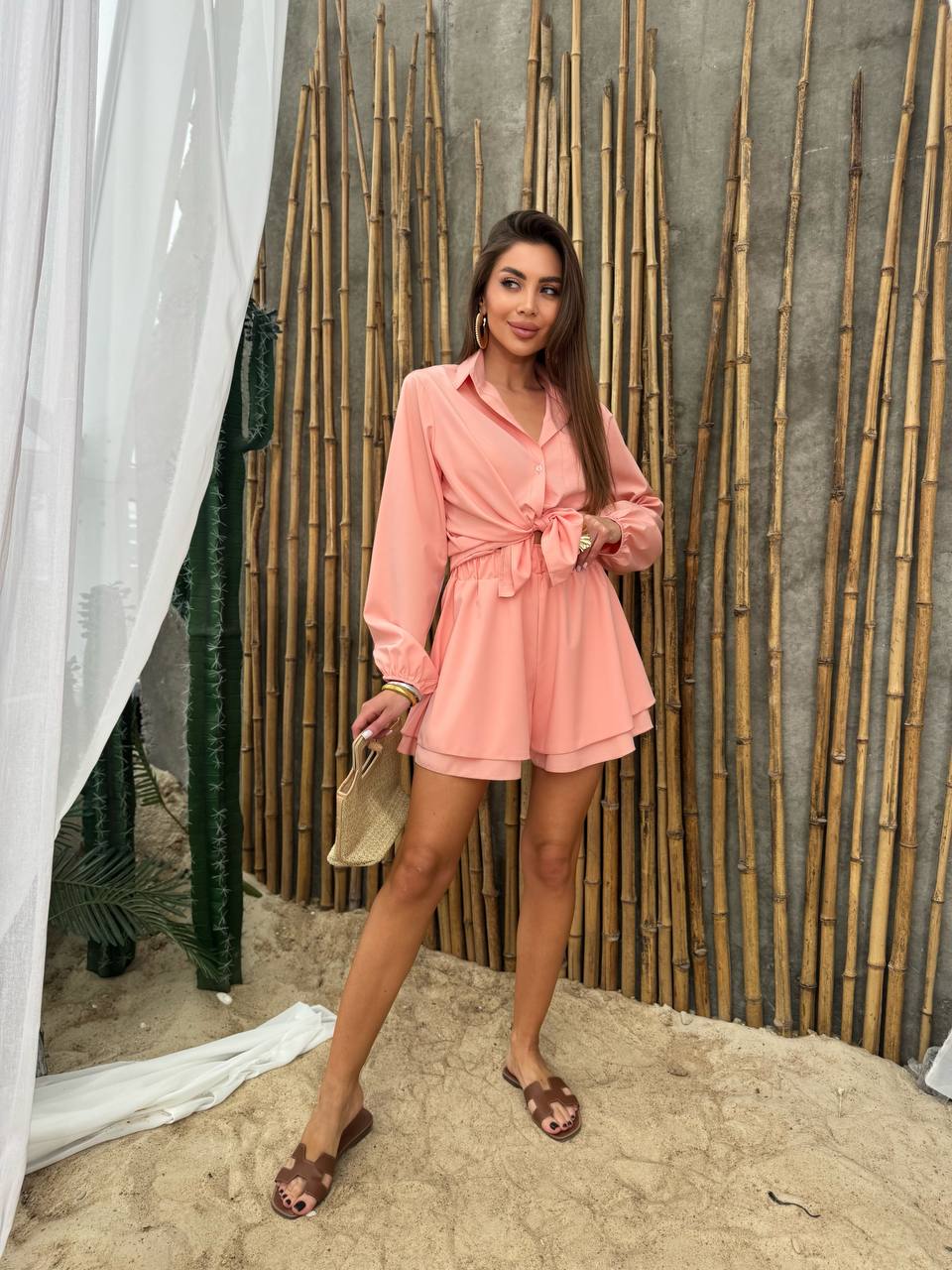 Lightweight Soft Fabric Summer Two-Piece Set for Women