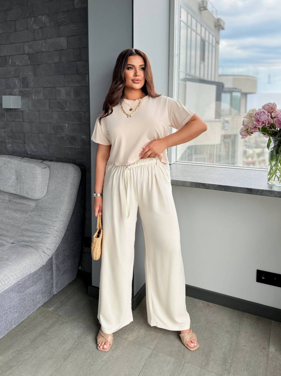 Lightweight Summer Boho Linen Trousers for Hot Weather